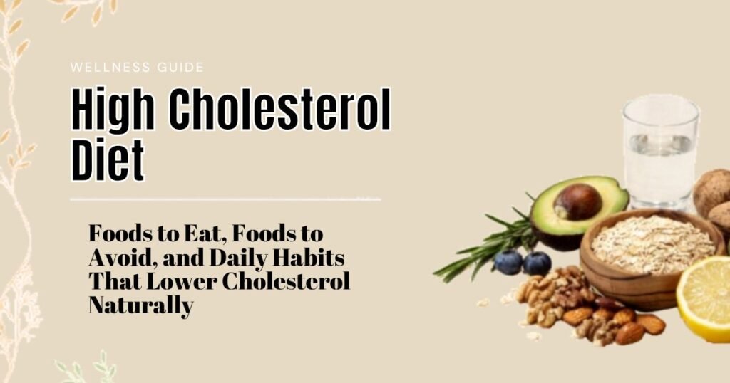 Infographics shows that the high cholestrol diet