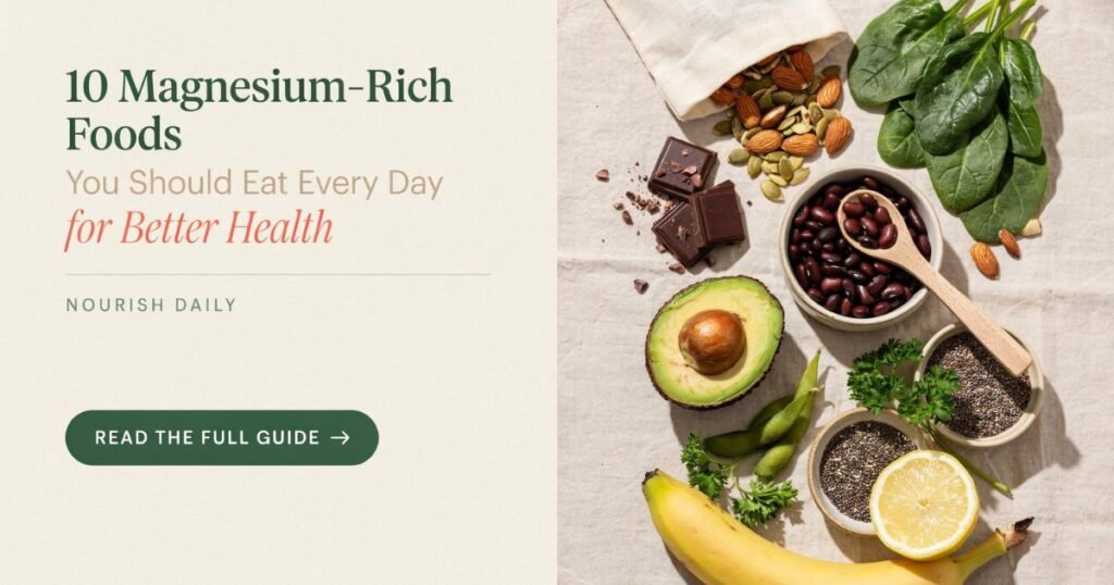 megnesium group
Rich foods
infographics show the rich foods