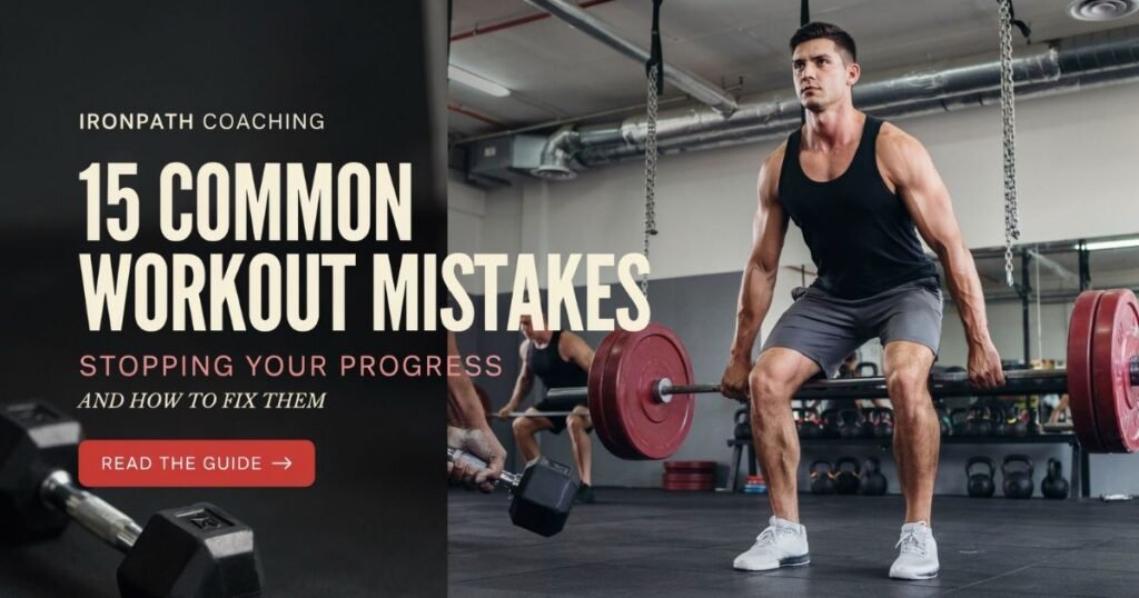 Infographics show 15 common workouts
