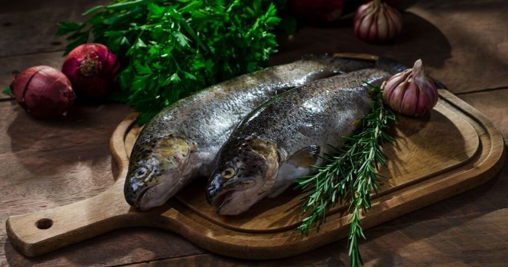 Trout fish
Eating fish
